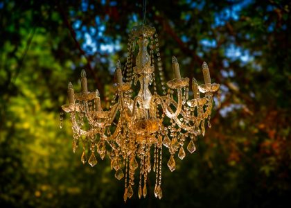 Photo Crystal chandelier